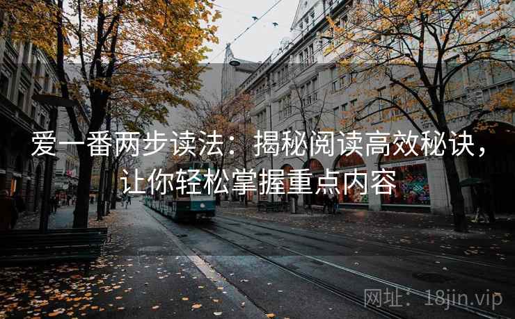 爱一番两步读法:揭秘阅读高效秘诀,让你轻松掌握重点内容