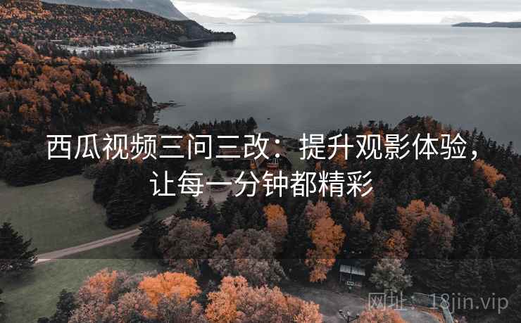 西瓜视频三问三改：提升观影体验，让每一分钟都精彩